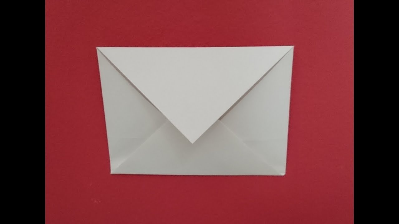 Easy Origami Envelope Tutorial - YouTube