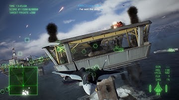 Ace Combat 7 Destroy Marine Platform Under a Minute