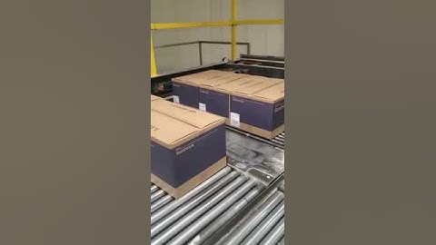 Columbia HL2000-LF High Level Palletizer & Cousins 6100-42-CTA HD Stretch Wrapper - Pt 3