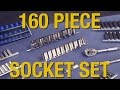 160 Piece Socket Set - Includes FREE Socket Tray! Eastwood