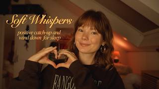 ASMR positive vibes for sleep 🩷 (life update, soft tapping, whispers, wind down) screenshot 2