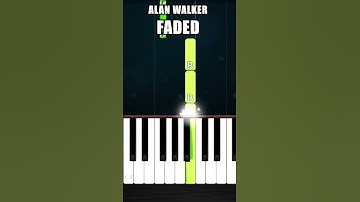 Thumbnail of Alan Walker - Faded Intro - EASY Piano Tutorial