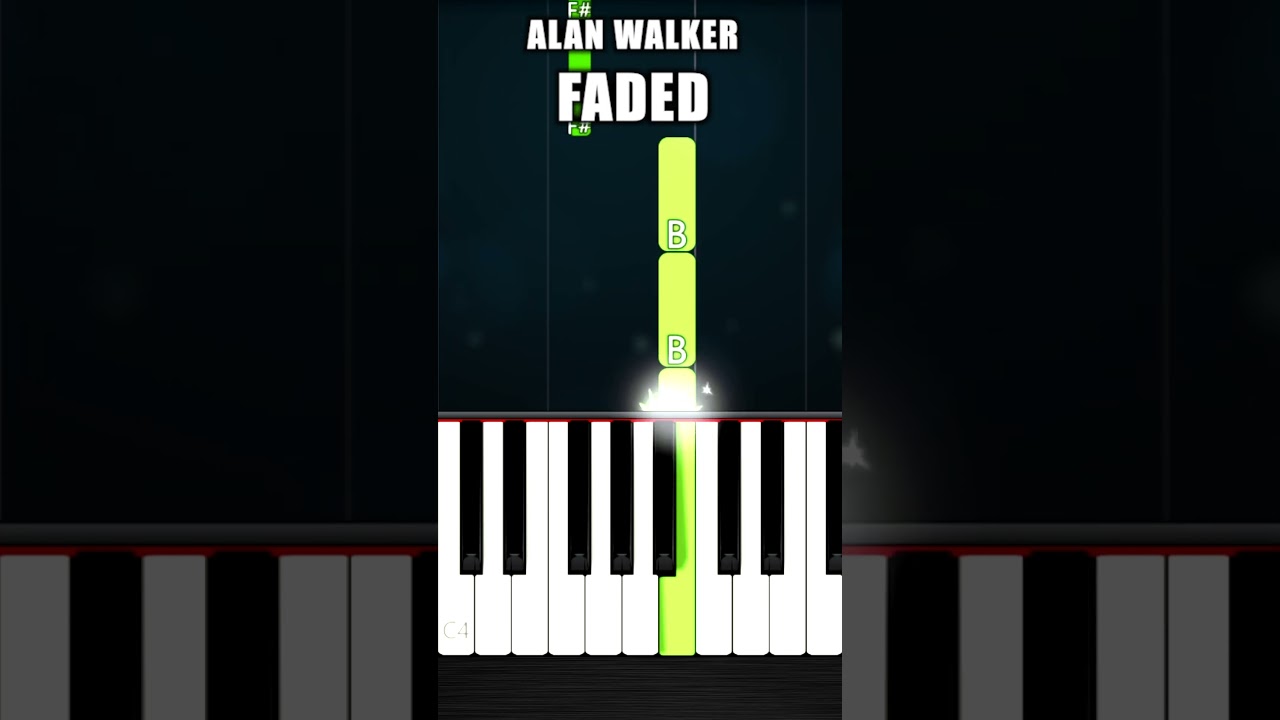 Watch Alan Walker - Faded Intro - EASY Piano Tutorial on YouTube Watch Alan Walker - Faded Intro - EASY Piano Tutorial on YouTube