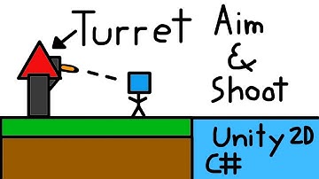 Turret Aim and Shooting in Unity 2D C#