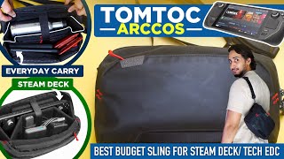 Is this Tomtoc the Best Sling for your Steam Deck and Tech EDC Tomtoc Slingbag EDC