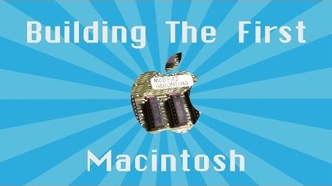 Hands on with the very first Mac