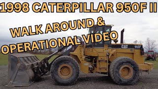 1998 Caterpillar 950F II Wheel Loader Walk Around & Operational Video    $45,900
