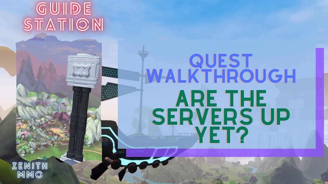 Zenith VR MMO Are the Servers Up Yet? Quest Walkthrough YouTube