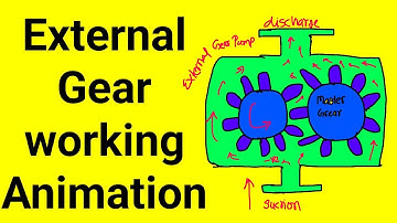 External Gear Pump Working Animation With Detail Explanation | TS7STUDYZONE