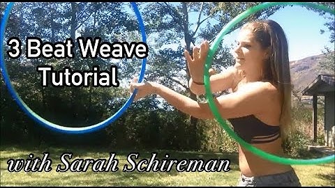 * 3 Beat Weave * ~  Double Hoop Tutorial (Learn the 3 Beat Weave, step-by-step!)