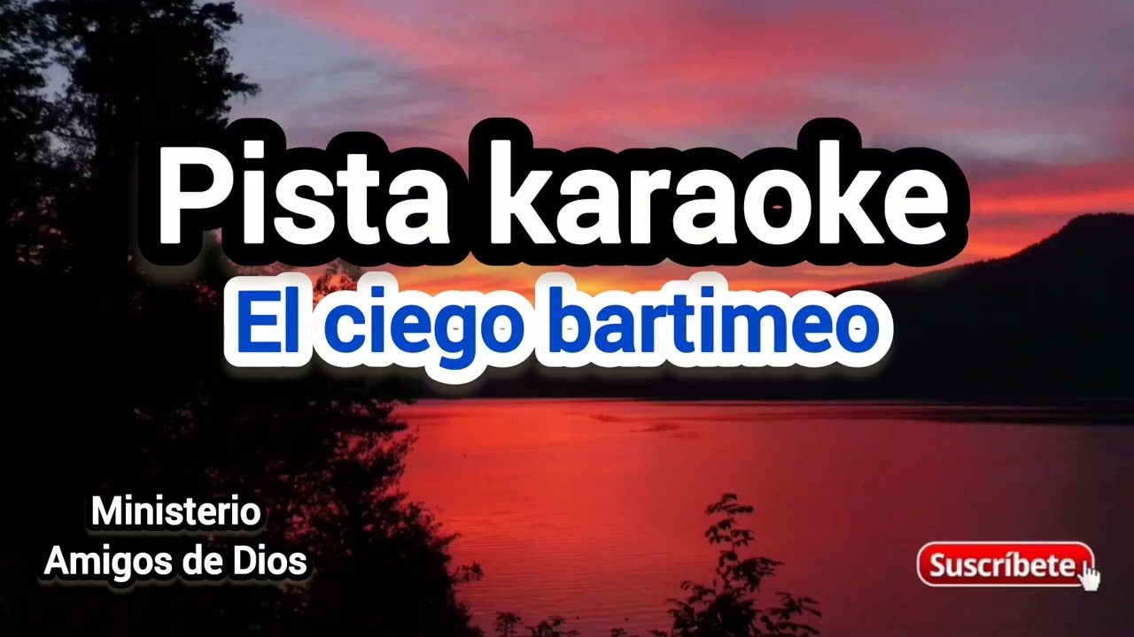El Ciego bartimeo. Pista ministerio amigos de Dios 