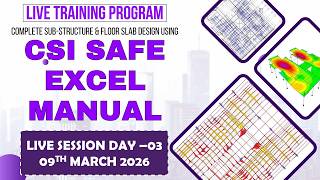 SESSION-03 I SAFE I EXCEL I MANUAL I LIVE TRAINING PROGRAM I BATCH-06 I RC STRUCTURE DESIGN