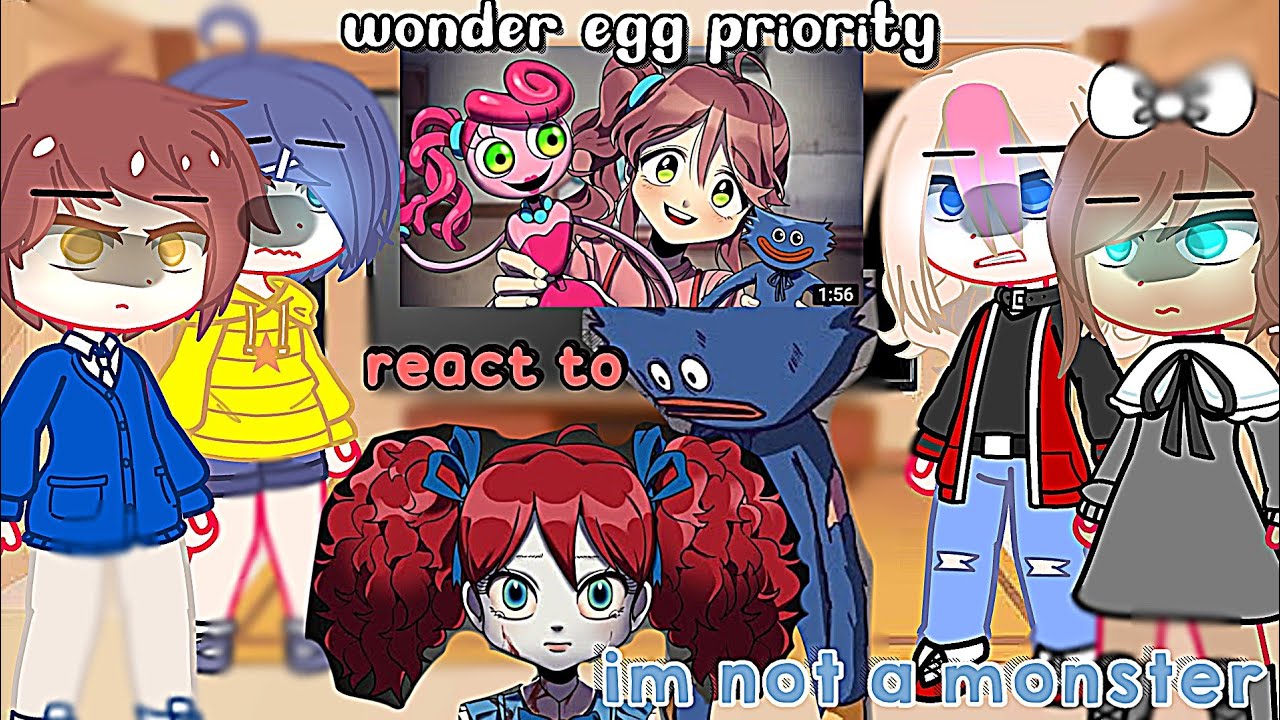 wonder egg priority react to 