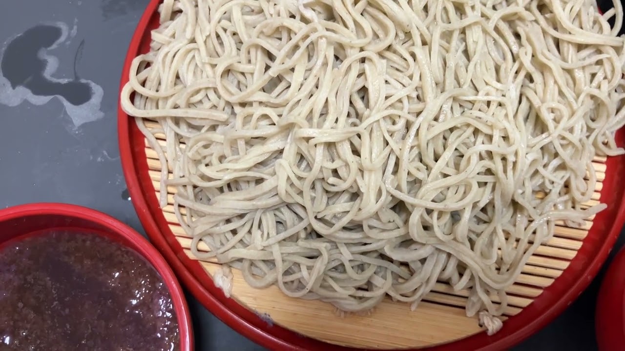 昨日打った十割蕎麦をいただきました☺️