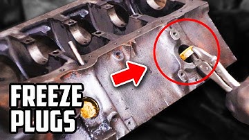 HOW TO REMOVE ALL FREEZE PLUGS FROM YOUR CHEVY 350 ENGINE!