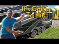 Big Rig Problems Trying To Leave! How Will We Get Out! Fulltime RV Living! RV Life!