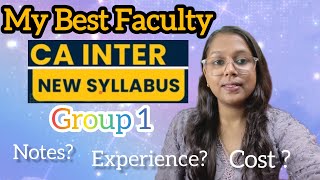 My faculty for CA Inter Group 1.Honest Review 😄