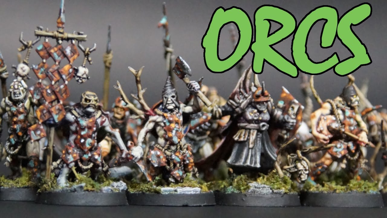 How to paint TERRIFYING ORCSMordor Orcs for the Fell Beings of