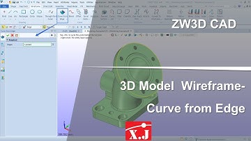 ZW3D คู่มือ สอนการใช้งาน CAD - Curve - Curve from Edge