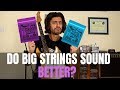 Do Big Strings Make A Difference? - 8 Gauge VS 11 Gauge Guitar Strings