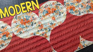 Drop of Love | Quilt Pattern | Curve Quilts | Scraps