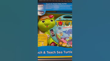 Touch and teach sea turtle #vtech #Shorts # #YouTubeShort #Popular