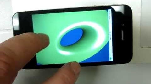 iPhone Real-Time Ray-Marching w/ Trackball