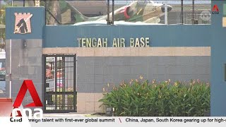 RSAF F16 crashes at Tengah Air Base during takeoff, pilot hospitalised with no major injuries