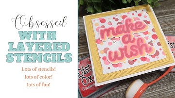 Trying Spellbinders Newest Layered Stencils: I