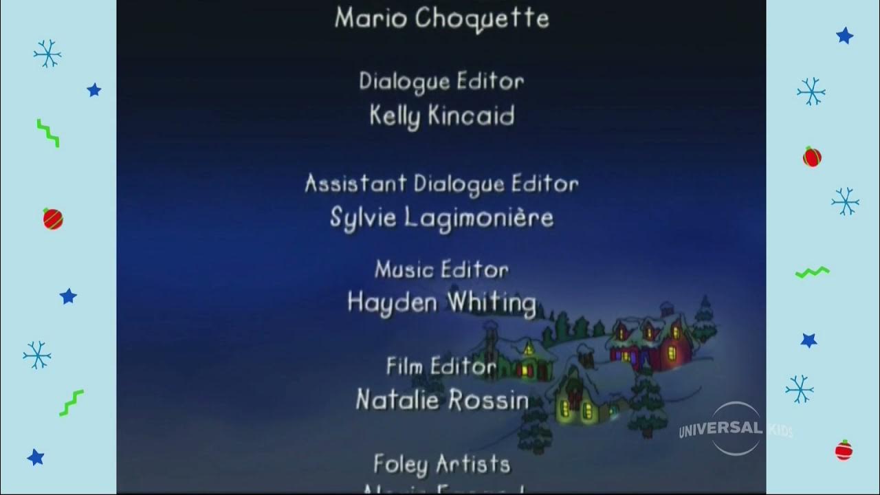 Caillou's Holiday Movie End Credits (Universal Kids, 2017) Caillou's Holiday Movie End Credits (Universal Kids, 2017)