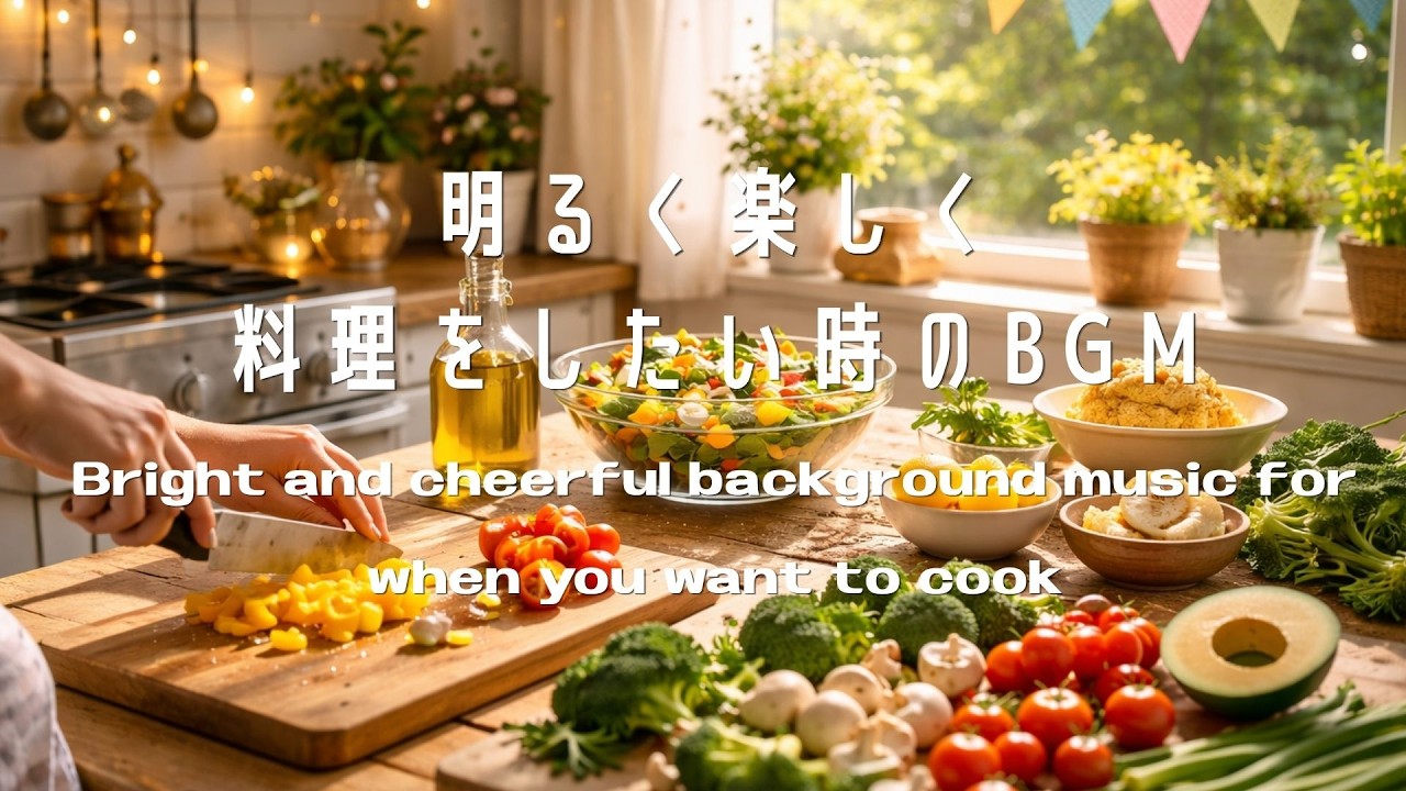 【料理用BGM】楽しく料理ができる明るいウクレレ音楽|キッチン・家事・作業用BGM(3時間) - YouTube
