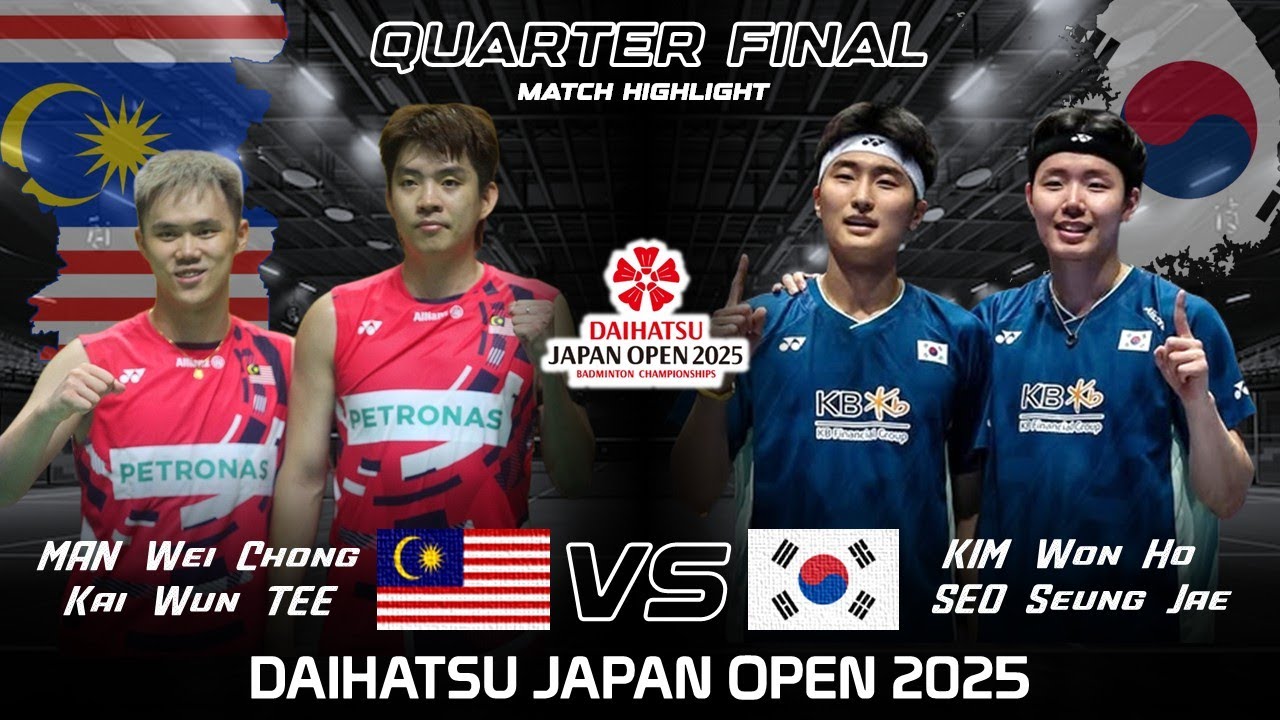 MAN Wei Chong /Kai Wun TEE vs KIM Won Ho /SEO Seung Jae  | Japan Open 2025 Badminton