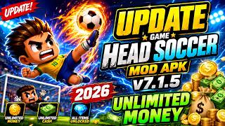 UPDATE ‼️ Game Head Soccer Mod Apk v7.1.5 Terbaru 2026 || Unlimited Money screenshot 2