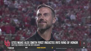 Alex Smith Officially Inducted Into Utah Football Ring Of Honor