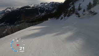 Grandvalira - Gall de Bosc (8km long easy blue run) top to bottom