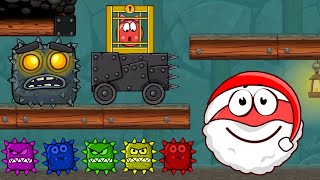 Christmas Ball - All Levels - Into the Caves - Gameplay Walkthrough - Gameplay Volume 5