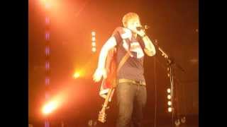 Ed Sheeran taking my British flag on stage and singing Grade 8 with it!