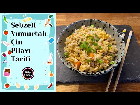 Sebzeli Yumurtalı Çin Pilavı🥢🍚 Egg Fried Rice Recipe