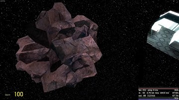 Space Explorers 2. GMod Lua Speed Coding: Network optimization, asteroids