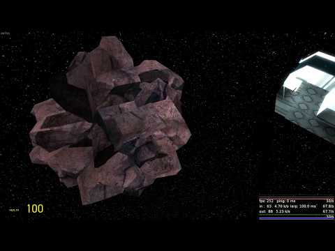 Space Explorers 2. GMod Lua Speed Coding: Network optimization, asteroids