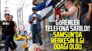 Görenler Telefona Sarıldı Samsunda Herkesin Ilgi Odağı Oldu