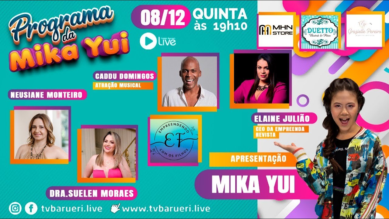 Neusiane Monteiro, Dra. Suelen, Elaine Julião E Caddu Domingos  | Programa Da Mika Yui