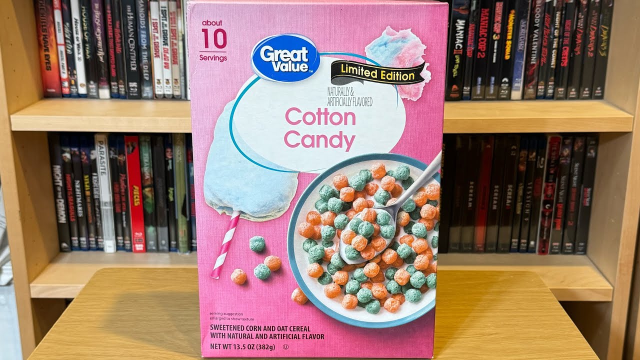 Tasting the NEW "Great Value Cotton Candy" Cereal - YouTube