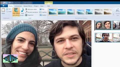 How to Importing Your Media by using Movie Maker