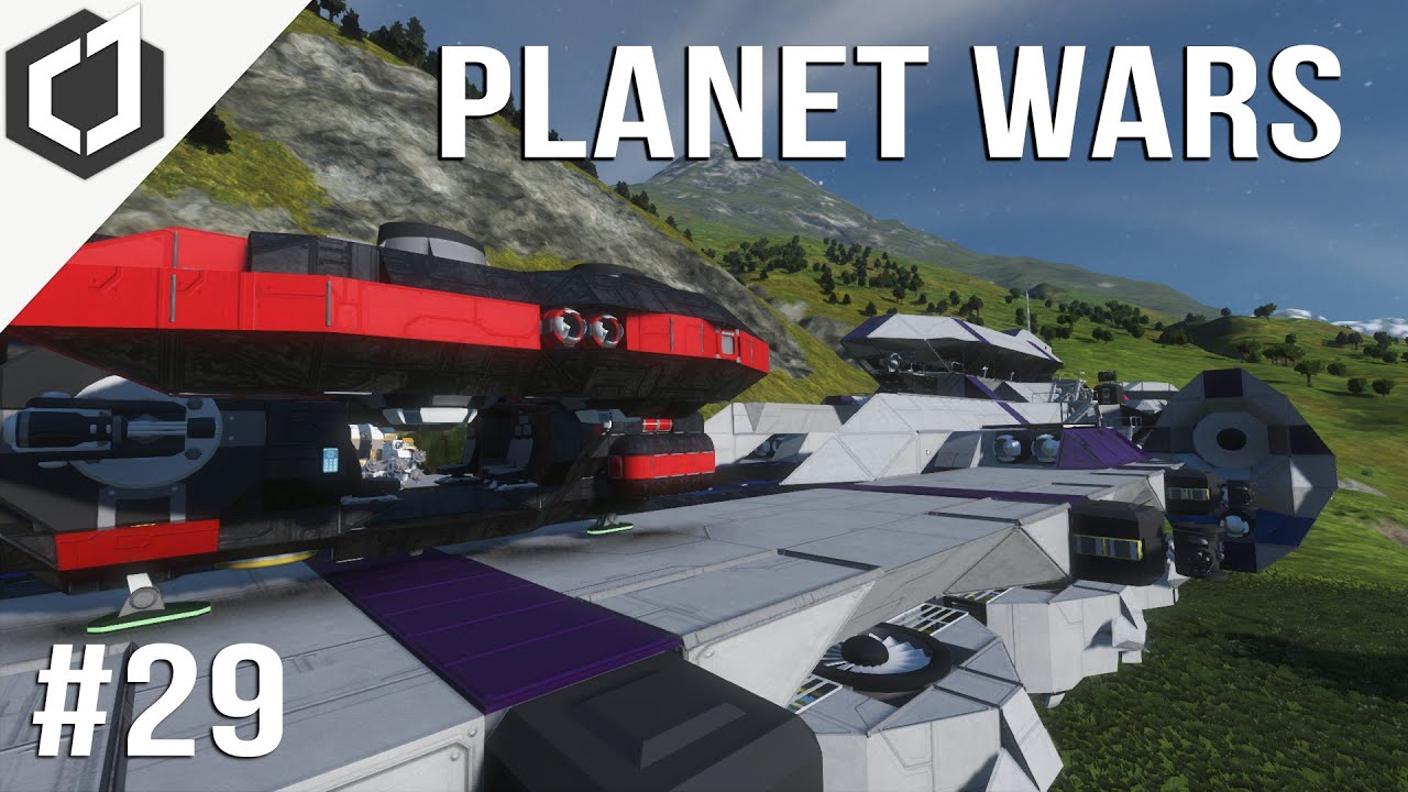 Space Engineers | PLANET WARS - EP 29 | The Oncoming Storm! - YouTube