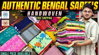 Pure Tussar Silk | Pure Matka Silk | Silk Linen | 120 Count Mal Cotton | Khadi Saree Manufacturer  screenshot 1