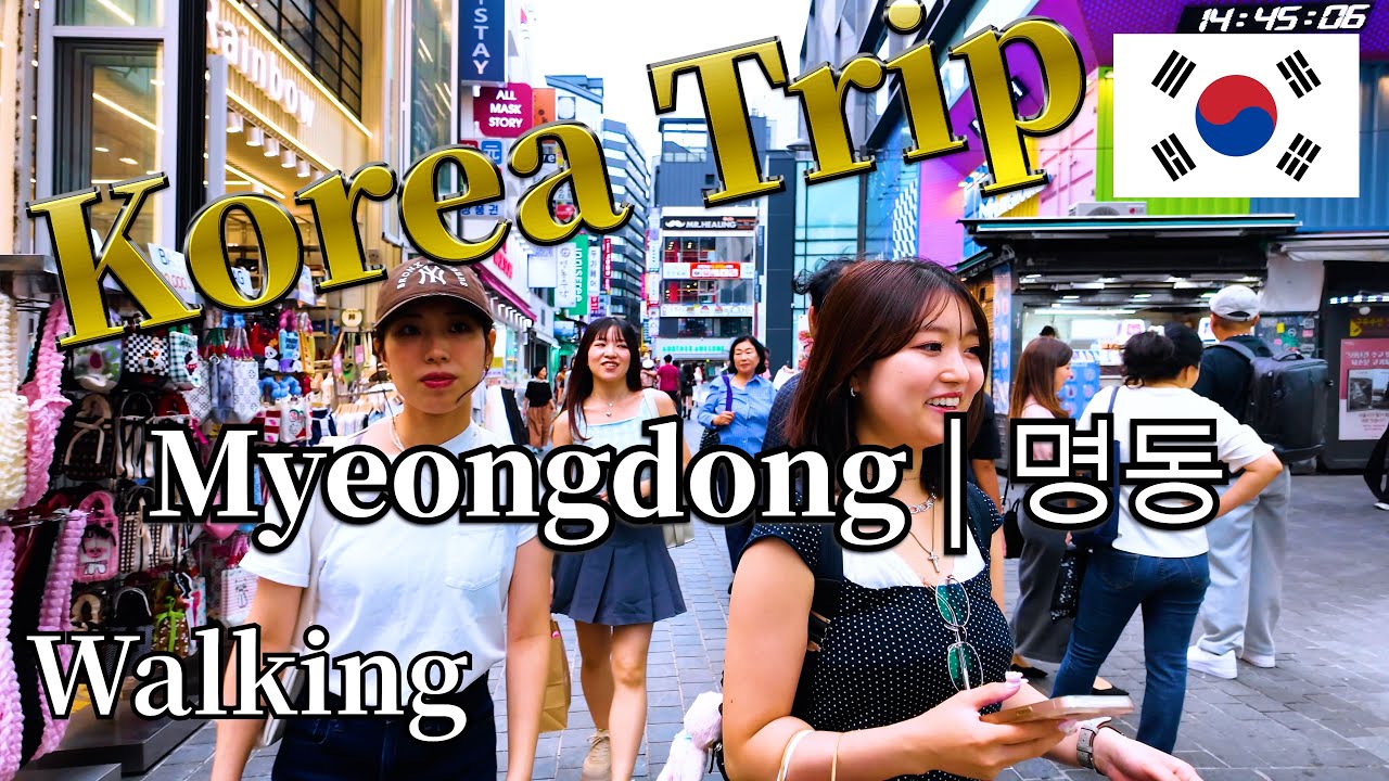 [4K Walk] Seoul Myeongdong Walking Tour | 서울 명동 여행 명소 탐방
