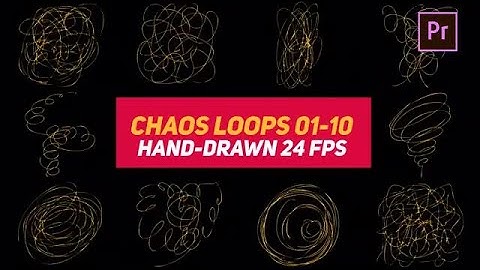 Liquid Elements Chaos Loops 01-10 Motion Graphics Templates
