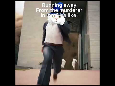 Running away from the murderer in mm2 be like: