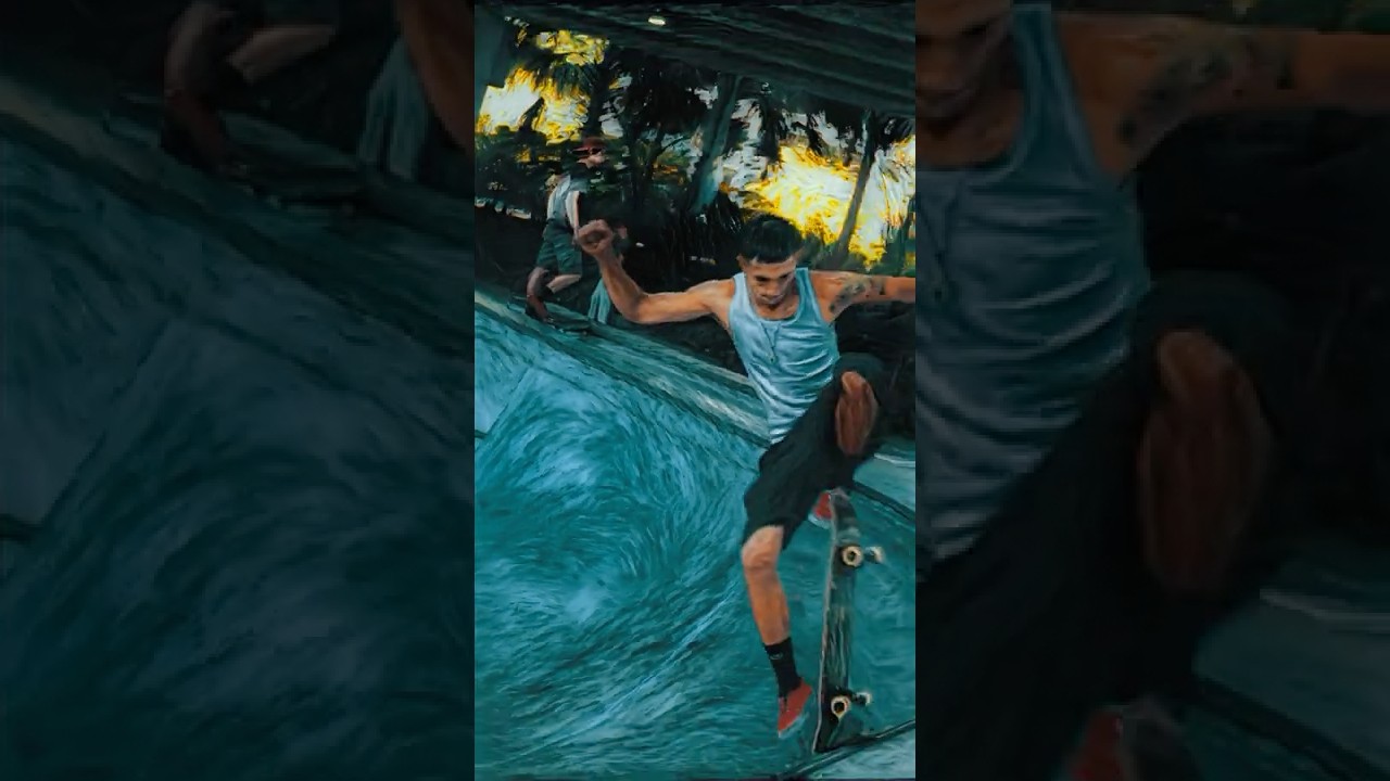 Used the Craziest A.I. Video Editing Tech to create skate art.